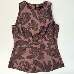 J. Crew Jacquard‎ Peplum Top